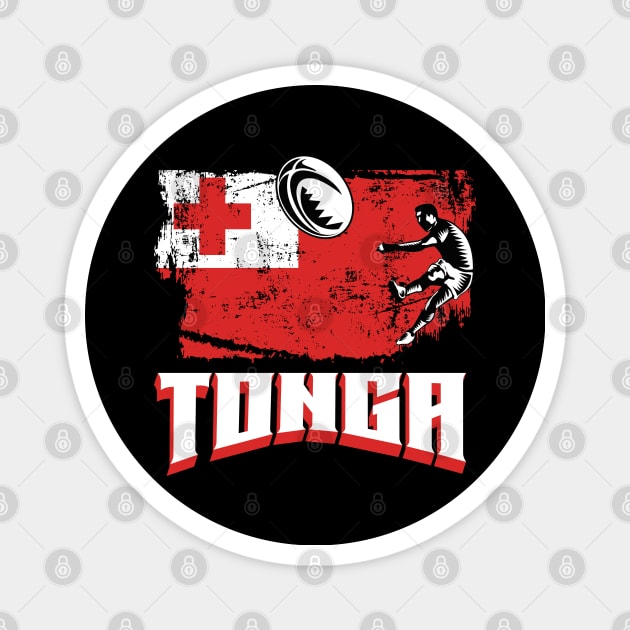 Rugby Tonga Magnet by EndStrong